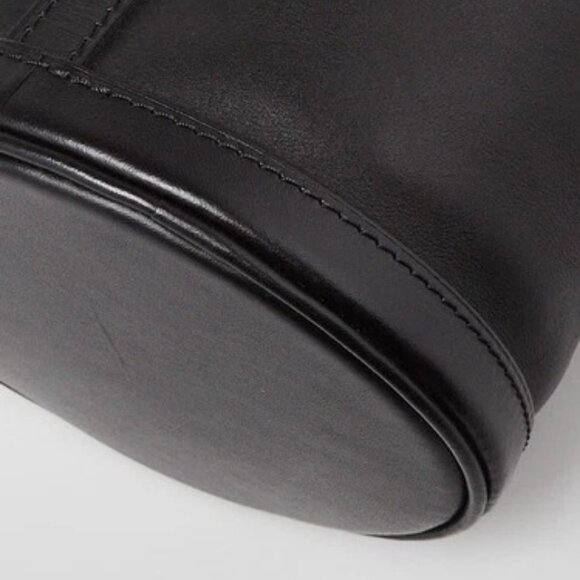 Louis Vuitton Black Calfskin Leather Classic Duffle Bucket Bag - Picture 4 of 9